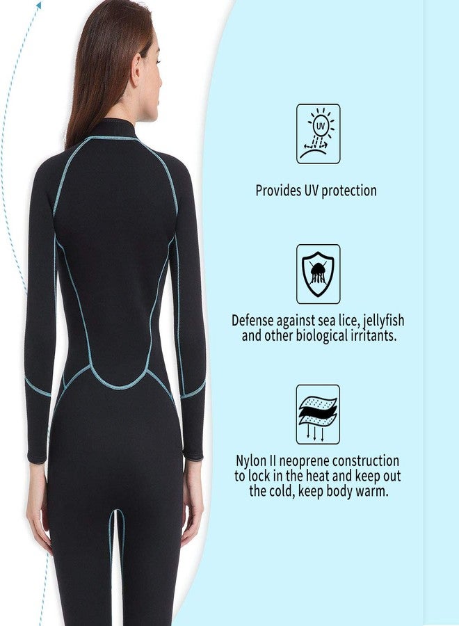 Seaskin Mens 3mm Shorty Wetsuit Womens, Full Body Diving Suit Front Zip Wetsuit for Diving Snorkeling Surfing Swimming X-Small - Image 4